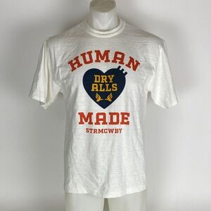 human made heart logo white 23ss Men’s Size Large